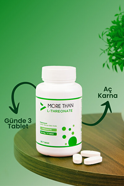 MORE THAN Magnezyum L-threonate 90 Tablet