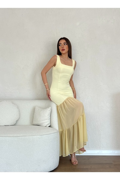 Nesil Βραδινό φόρεμα με λεπτομέρεια σιφόν στο πάνω μέρος της φούστας Γυναικεί...