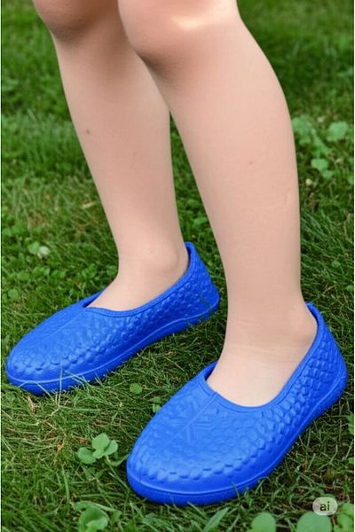 belixspor Booties Moccasin Garden and Farm Girl's Shoes 26-30 Blue