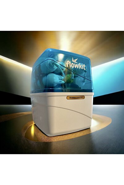 Flowkit WATERKİNGPLUS PRO 7 Aşamalı Şeffaf Mavi Kapalı Kasa Su Arıtma Cihazı