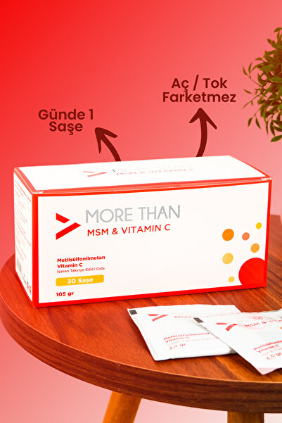 MORE THAN Msm & Vitamin C 30 Saşe