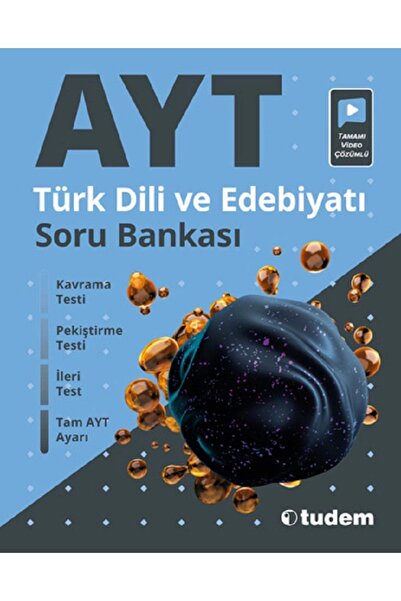 Tudem Yayınları - Ders Kitapları Ayt Türk Dili Ve Edebiyatı Soru Bankası