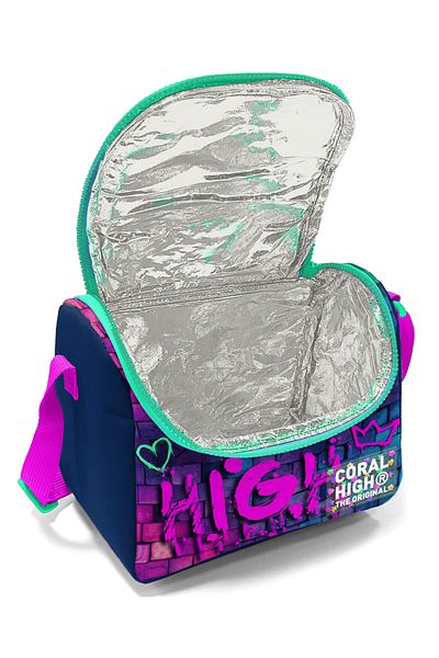 Coral High Термо кутия за обяд с графити в розово и тъмносиньо 11769