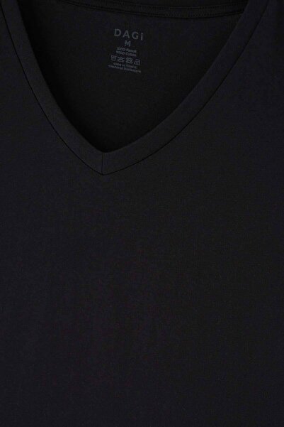 Dagi Fekete V-nyakú férfi 2 részes alsóing