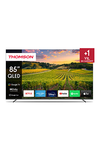 THOMSON 85QG5S14 85" 216 Ekran Uydu Alıcılı 4K Ultra HD  Google QLED TV