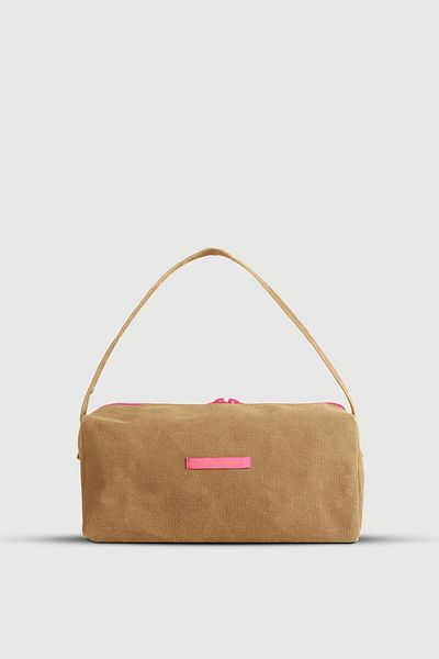 Huge Element Beige Color Your Love Long Bag