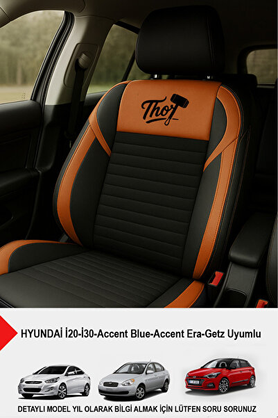 GM-DESIGN Thor Tay Tüyü Oto Koltuk Kılıfı (HYUNDAİ İ20-İ30-Accent-Blue-Era-Ge...