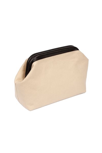 BAHELS Portofoliu de pânză detaliat și geantă clutch pentru femei