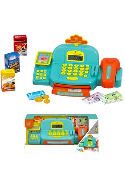 Toybox لعبة ماكينة تسجيل المدفوعات النقدية مع الملحقات