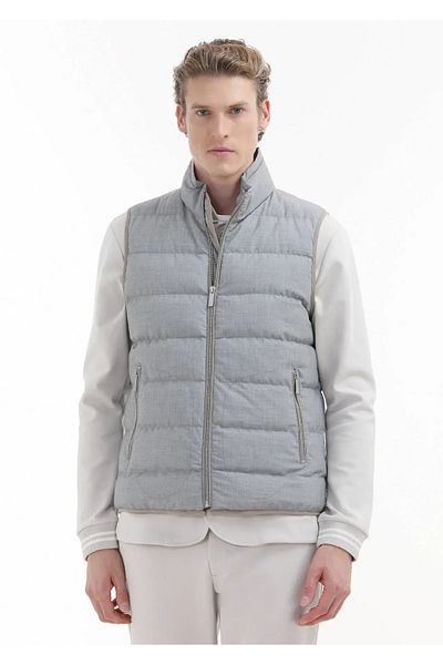 Ramsey Light Gray Woven Sports Vest - Comfortable and Stylish