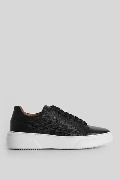 Lufian 111230280   Tommy Men's Sneaker Shoes Black White