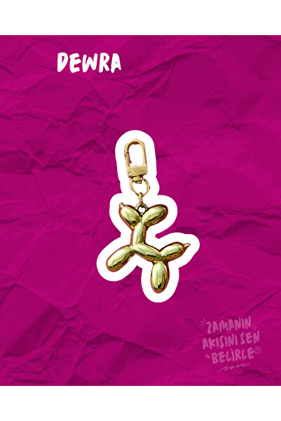 Gold Balon Köpek Charm