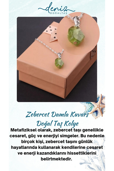 Deniz Doğal Taş Sertifikalı Zebercet Damla Kuvars Orjinal ( Taşlar) Doğaltaş ...
