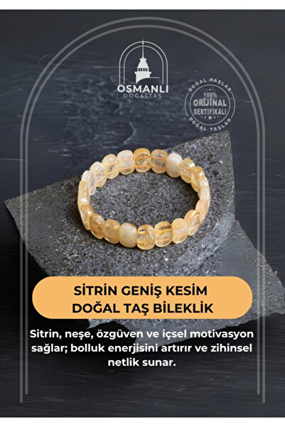 OSMANLI DOĞAL TAŞ سوار من الحجر الطبيعي ذو قطع واسعة من السترين مع شهادة