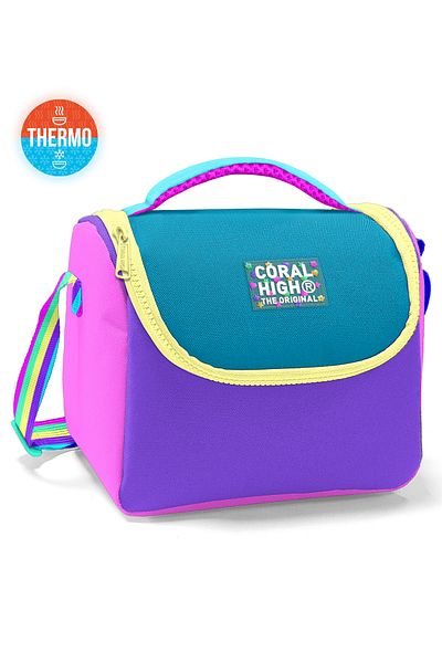 Coral High 11759 Cutie termică pentru prânz pentru copii, roz, pastel