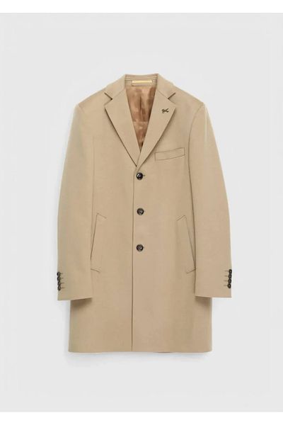 Ramsey Camel Hair Woven Coat