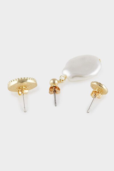 DeFacto Women's 3-Piece Gold Earrings E3987Axns