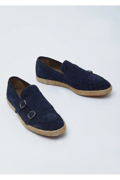 Ramsey Lacivert Süet Casual Loafer