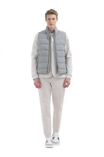 Ramsey Light Gray Woven Sports Vest - Comfortable and Stylish