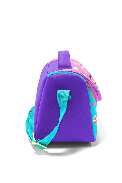 Coral High Kids Lilac Turquoise Ice Cream and Anime Patterned Thermo Lunchbox 11789