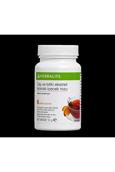 Herbalife Şeftali Aromalı 51 gr Küçük Çay Ve Bitki Ekstreli Konsantre İçecek Tozu