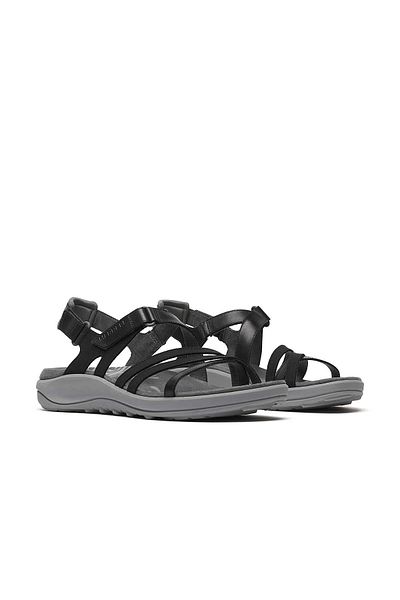 Merrell J008362 HARBOR BACKSTRAP Sandale de exterior pentru femei, negru gri