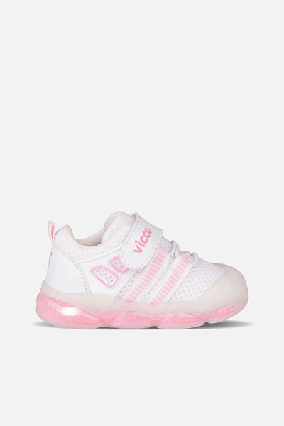 Vicco 346.E24Y.150 Orante Children's First Step Shoes White Pink