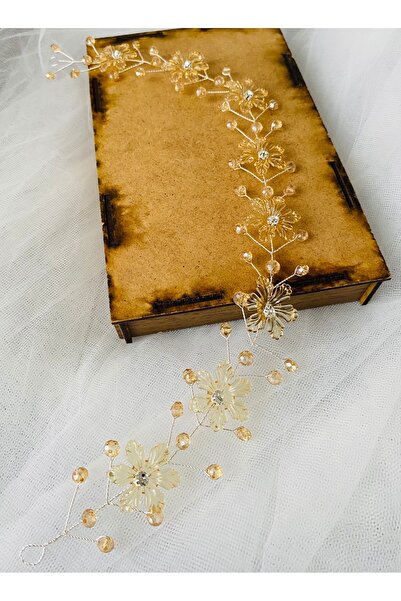 ASİMEL TASARIM bridal crown hair accessory bridal wedding henna wedding graduation