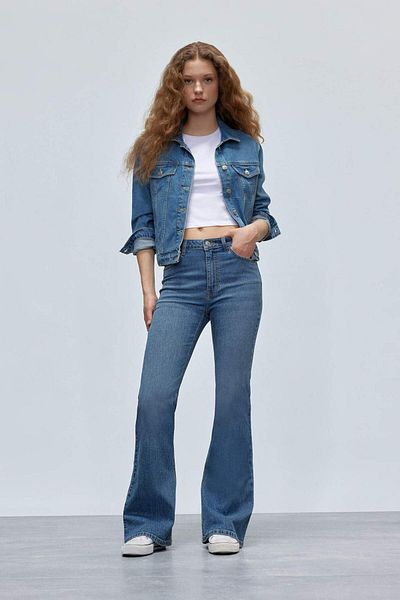 DeFacto Pantaloni de jeans cu talie înaltă Mia D6640AX25SP