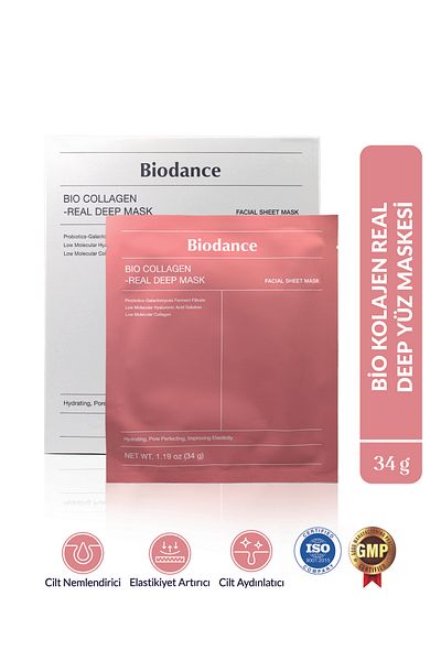 Royues Biodance Remover Facial Maskei Glass Skin with Collagen Made in Korea