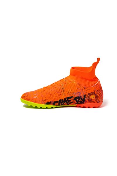 Playup Mk-242-136 Men's Turf Field Shoes Orange