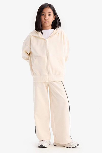 DeFacto Fete - Pantaloni de sport cu picioare largi și talie elastică D9250A825SP
