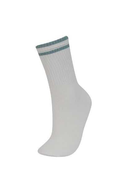 DeFacto Șosete lungi din bumbac, confortabile, elastice, 3 piese, E2057AXNS