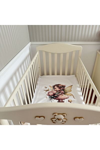 OEM Pătură pentru bebeluși din bumbac premium, Tesoro Bebe, model Zână, certificată Oeko-Tex, 70x100cm