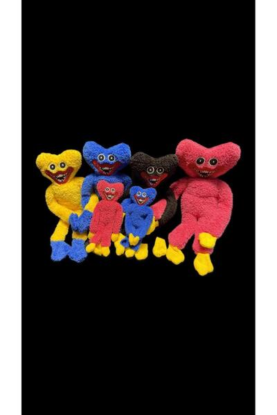 Işık kasabası 45 Cm Uyku Arkadaşım Peluş Canavar Oyuncak Mavi-Sarı-Pembe-Siyah