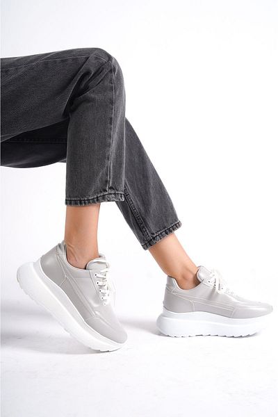 Mubiano 316-GR Gri Pantofi și pantofi sport pentru femei