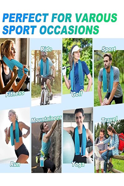 Tusebu Холодний охолоджуючий рушник для використання під час занять спортом