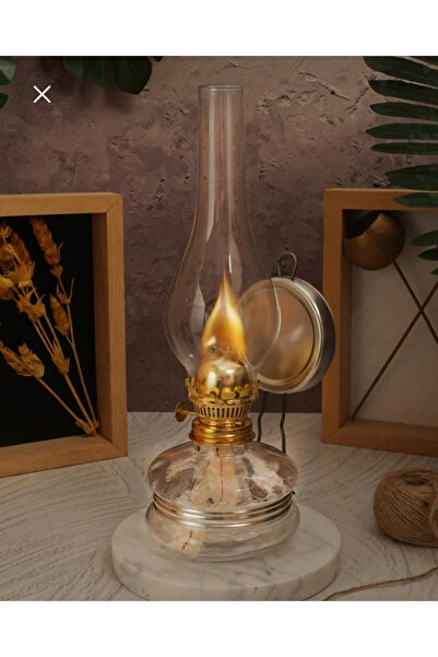 MEYA PİNE Klasik Gaz Lambası Büyük Boy Nostalji