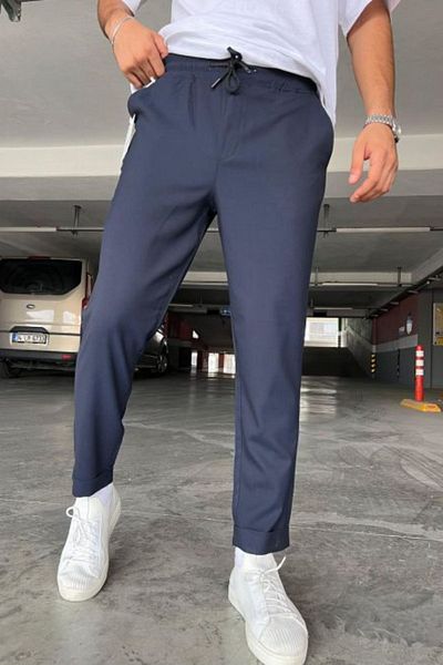 hello7 Ανδρικό παντελόνι Jogger με διπλό πόδι με λεπτή εφαρμογή