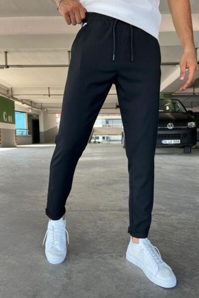 hello7 Men's Slim Fit Double Leg Jogger Trousers