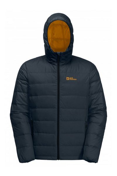Jack Wolfskin 1207671_C0412_A08 ATHER DOWN HOODY M Paltoane din puf pentru bărbați, bleumarin