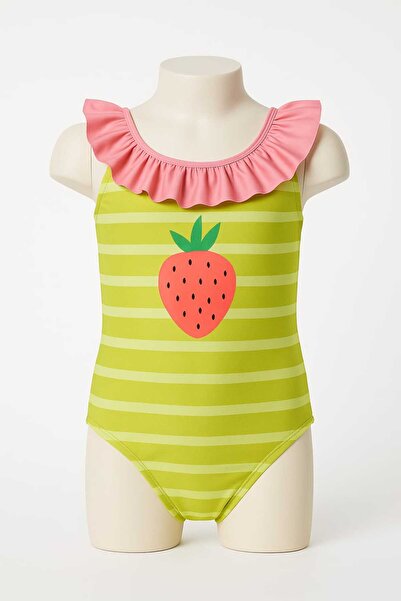 MİLAYS LİFE HOME COLLECTİON MİLAYS KIDS - Costum de baie cu imprimeu căpșuni ...