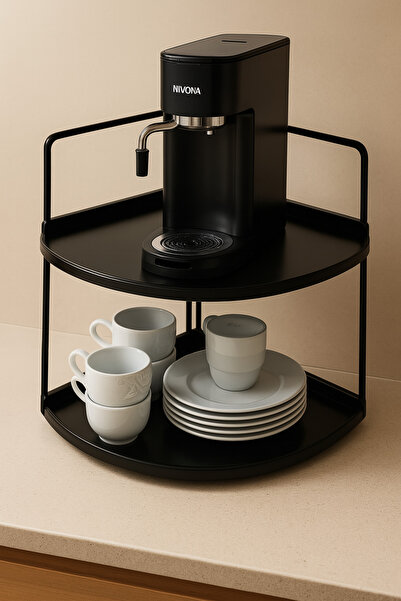 Okay Dekoratif Ahşap Organizer | Paslanmaz Çelik Organizer – Mutfak, Banyo, S...