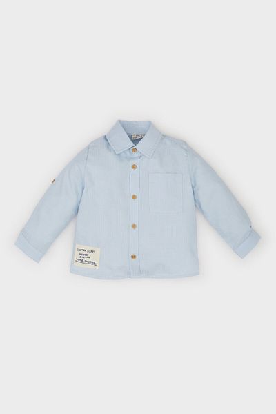 DeFacto Baby Boy Jacquard Langarmshirt D9336A525SP