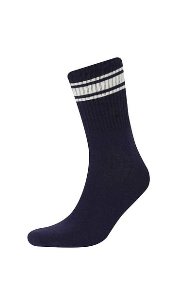 DeFacto Bequeme elastische 3-teilige Baumwollsocken für Herren D9648AXNS