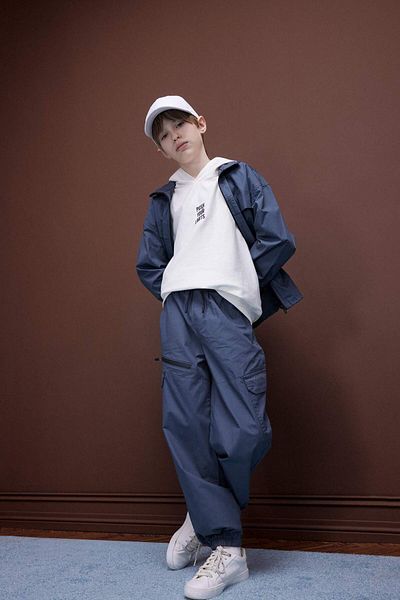DeFacto Boy's Hooded Embroidered Vest D8487A825Sp