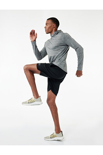 Koton Детальні спортивні шорти з кишенями з принтом та зав'язкою на талії