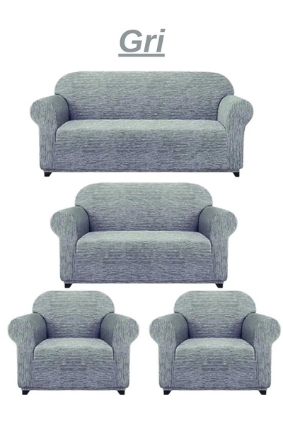ARİFE HOME koltuk örtüsü 3211 takım lastikli esnek koltuk kılıfı sofa cover