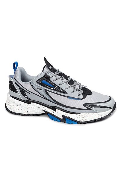 Jump 29726 Γκρι - Μαύρο - Μπλε Ανδρικό Sneaker Casual Sneakers