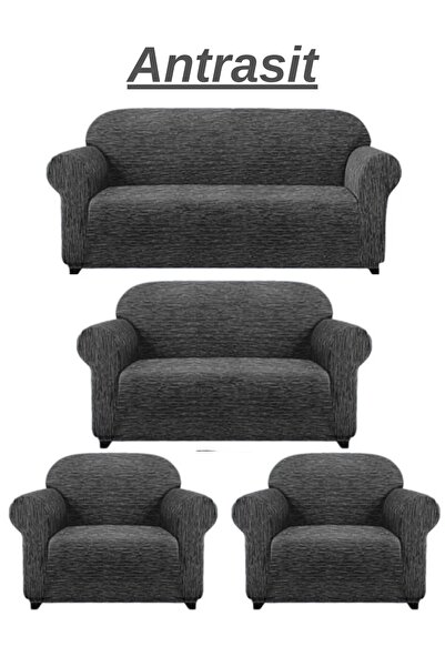 ARİFE HOME koltuk örtüsü 3211 takım lastikli esnek koltuk kılıfı sofa cover